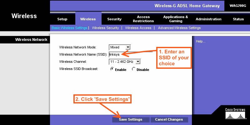 wireless disabled screenshot